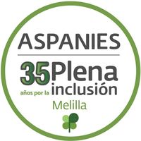 Logotipo ASPANIES PLENA INCLUSION MELILLA